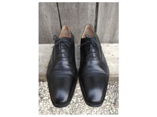 Autre Marque Andrea Ventura Firenze Scarpe Richelieu Nero - vista 3