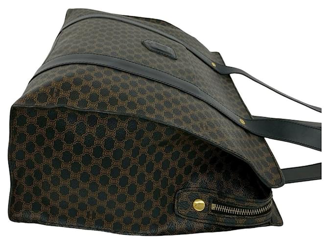 Céline Bolso Tote Celine Macadam Blazon Triomphe Logo Pattern Negro - vista 6
