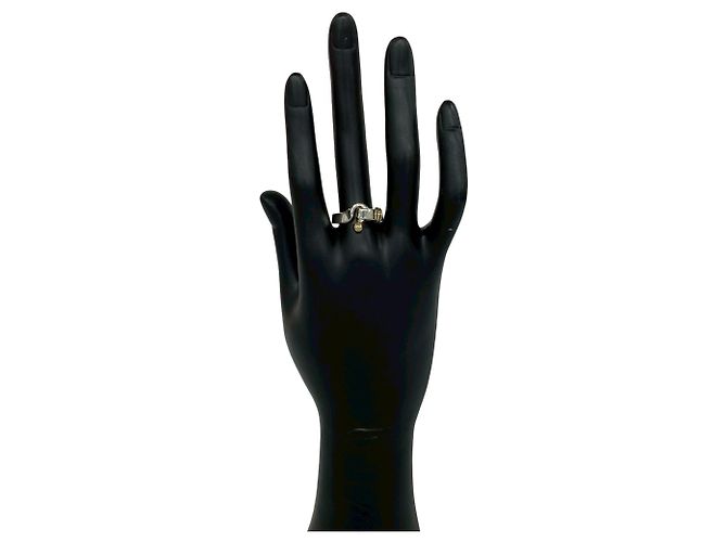 Tiffany & Co Tiffany Vintage Hook & Eye Ring Silber Golden - Ansicht 2