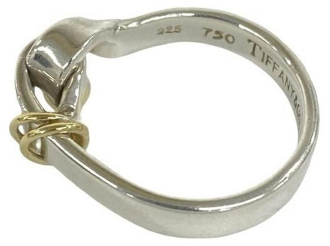 Tiffany & Co Tiffany Vintage Hook & Eye Ring Silber Golden - Ansicht 4