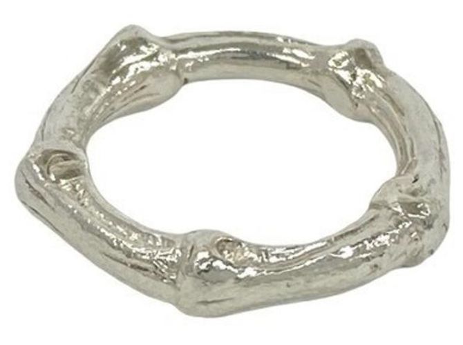 Tiffany & Co. Vintage Bamboo Band Ring Silber - Ansicht 6