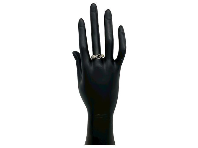 Tiffany & Co Tiffany Hook & Eye Band Ring Silber Golden - Ansicht 2