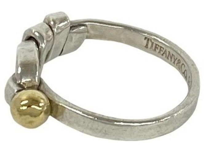 Tiffany & Co Tiffany Hook & Eye Band Ring Silber Golden - Ansicht 4
