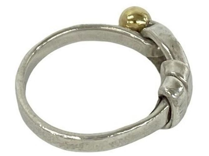 Tiffany & Co Tiffany Hook & Eye Band Ring Silber Golden - Ansicht 5