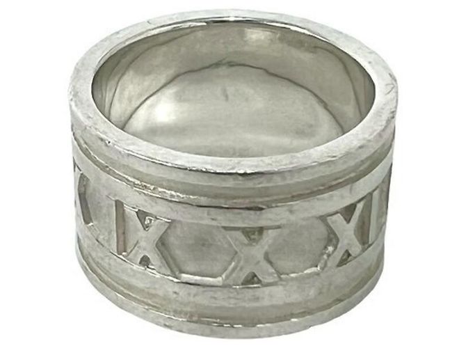 Tiffany & Co Anello Tiffany Vintage Wide Atlas Argento - vista 5