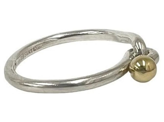Tiffany & Co Tiffany Vintage Hook & Eye Ring Silber Golden - Ansicht 5