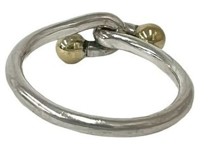 Tiffany & Co Tiffany Vintage Hook & Eye Ring Silber Golden - Ansicht 6