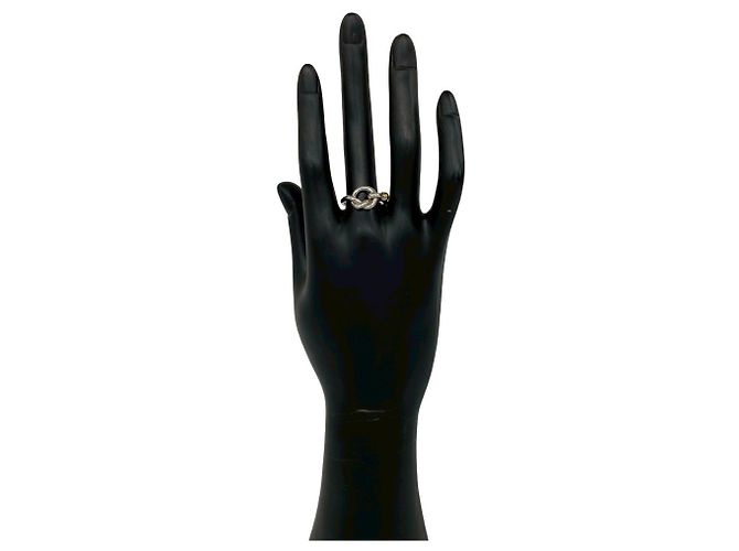 Tiffany & Co. Vintage Love Knot Ring Silber Golden - Ansicht 2