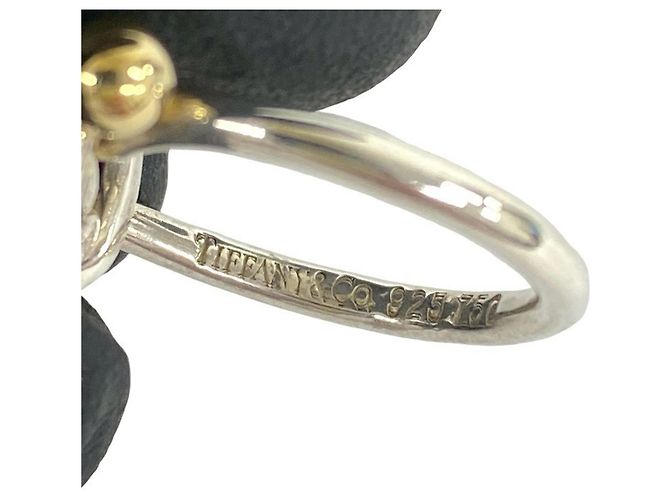 Tiffany & Co. Vintage Love Knot Ring Silber Golden - Ansicht 3
