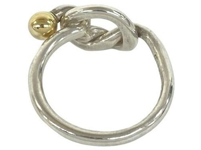 Tiffany & Co. Vintage Love Knot Ring Silber Golden - Ansicht 6