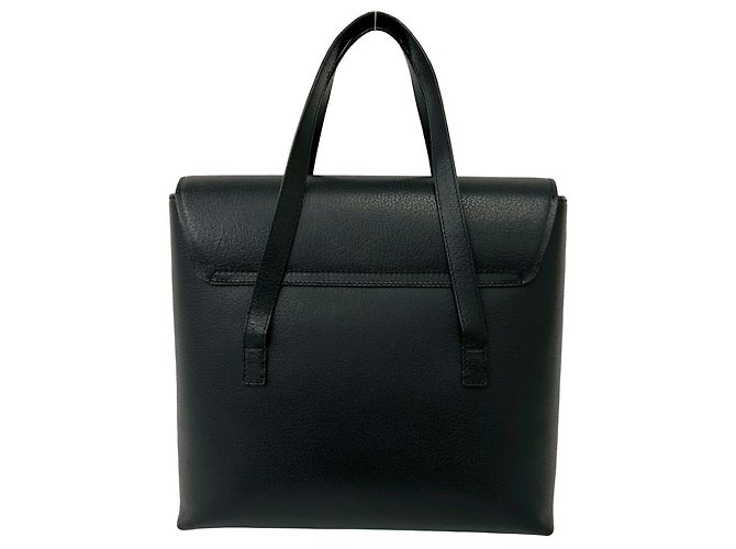 Gucci Vintage Leder Handtasche Tote Schwarz - Ansicht 3