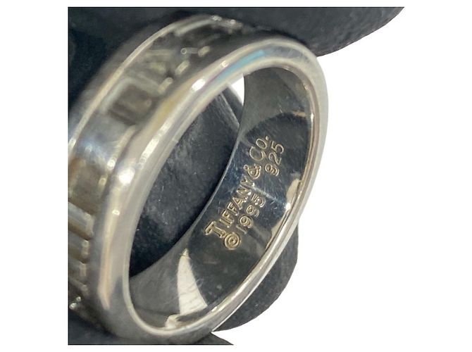 Tiffany & Co Anello Tiffany Vintage Atlas Band in argento sterling - vista 3