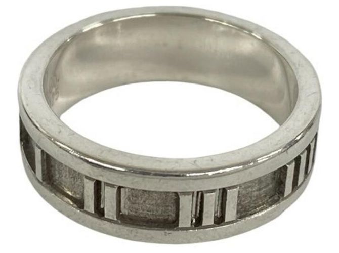 Tiffany & Co Anello Tiffany Vintage Atlas Band in argento sterling - vista 4