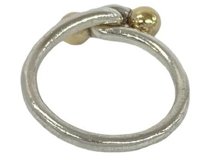 Tiffany & Co Tiffany Hook & Eye Ring Silber Golden - Ansicht 6