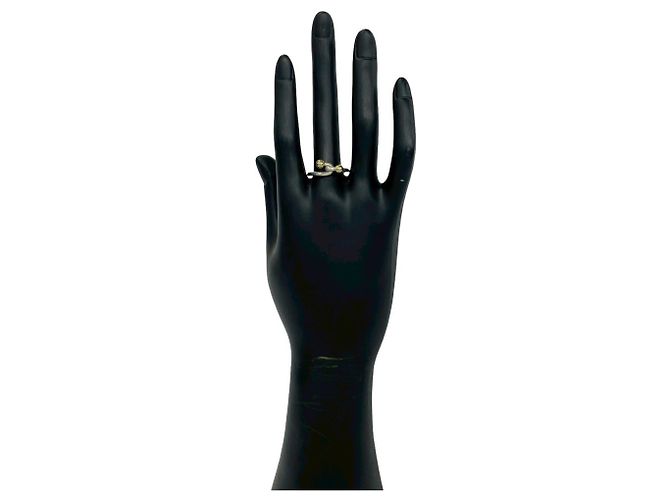 Tiffany & Co Tiffany Vintage Hook & Eye Ring Silber Golden - Ansicht 2