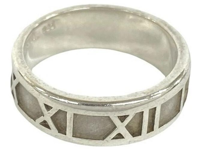 Tiffany & Co Anello Tiffany Vintage Atlas Band in Argento 925 - vista 4