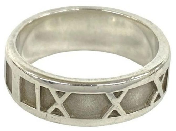 Tiffany & Co Anello Tiffany Vintage Atlas Band in Argento 925 - vista 6