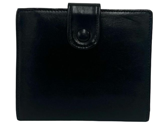 Timeless Chanel Vintage Large Coco Lambskin Bi-fold Wallet Black - view 2