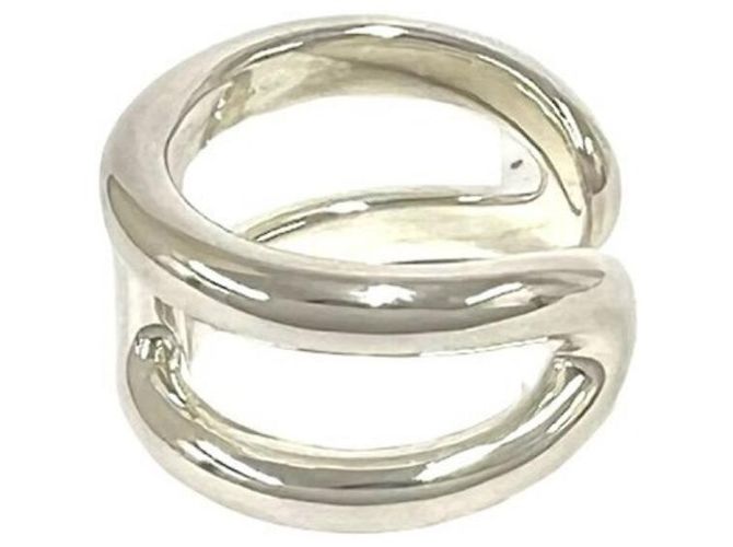Ring Anillo Hermès Osmos GM Plata - vista 4
