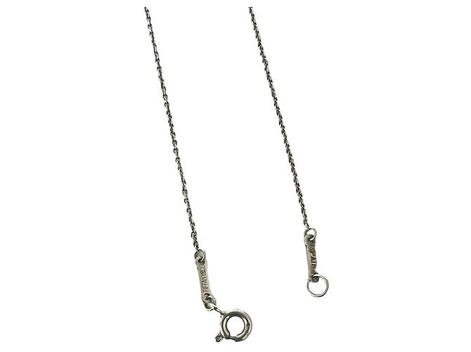 Tiffany & Co Collana Tiffany Vintage Open Teardrop Argento - vista 4