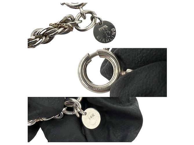Tiffany & Co Bracciale Tiffany Vintage Twist Rope Argento D'oro - vista 3