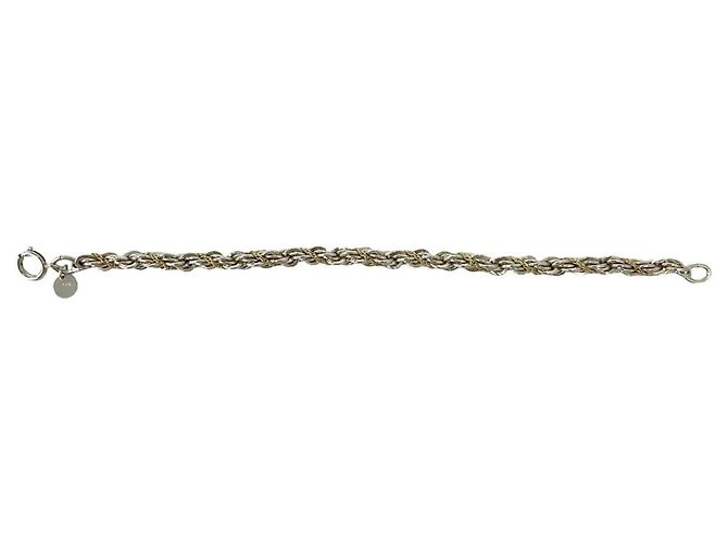 Tiffany & Co Bracciale Tiffany Vintage Twist Rope Argento D'oro - vista 6