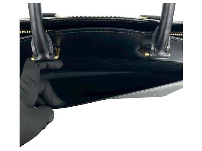 Louis Vuitton Riviera Epi Leder Handtasche Tote Schwarz - Ansicht 10