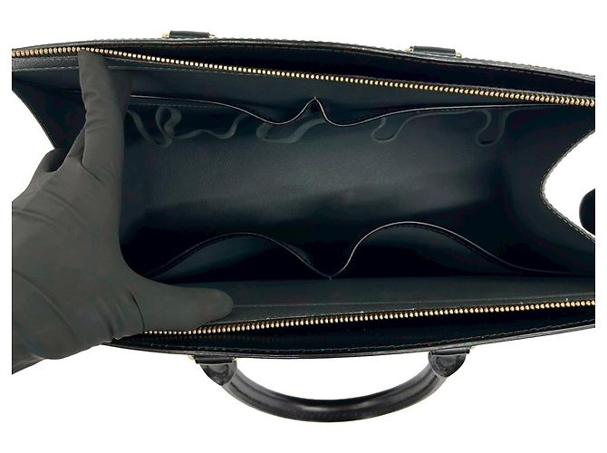 Louis Vuitton Riviera Epi Leder Handtasche Tote Schwarz - Ansicht 9