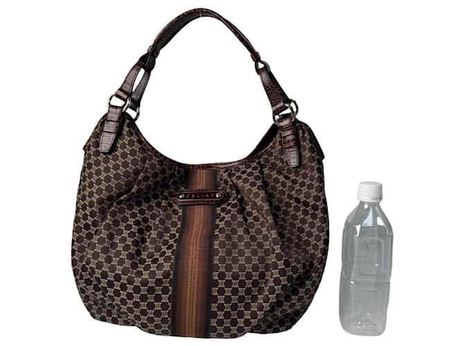 Céline Borsa a tracolla Celine Macadam Marrone - vista 10