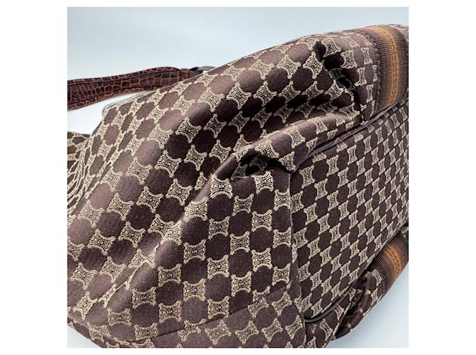 Céline Borsa a tracolla Celine Macadam Marrone - vista 13