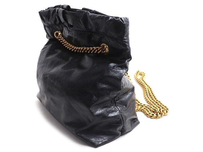 Borsa Tote Crush Small di Balenciaga in nero - vista 2