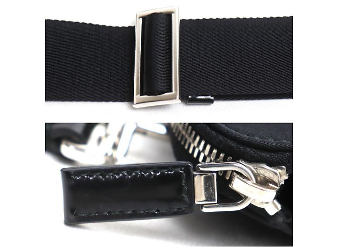 Borsa a tracolla Prada Re-Nylon in pelle Saffiano Nero - vista 6