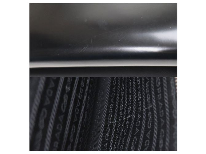 Borsa a tracolla Prada Re-Nylon in pelle Saffiano Nero - vista 8