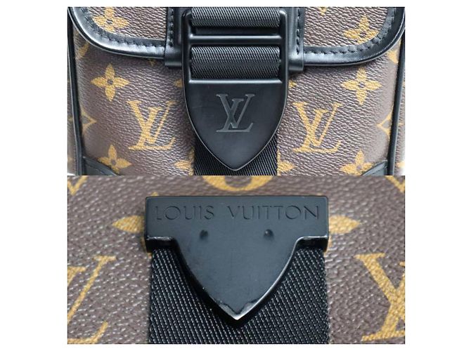 Borsa a Spalla Louis Vuitton Archie Messenger PM Marrone - vista 6
