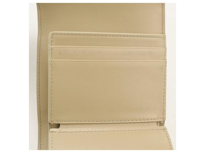Portafoglio a tre pieghe Céline in beige - vista 10