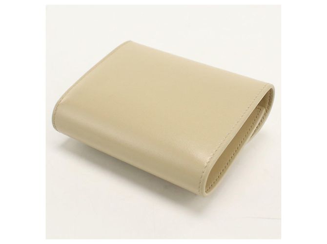 Portafoglio a tre pieghe Céline in beige - vista 2