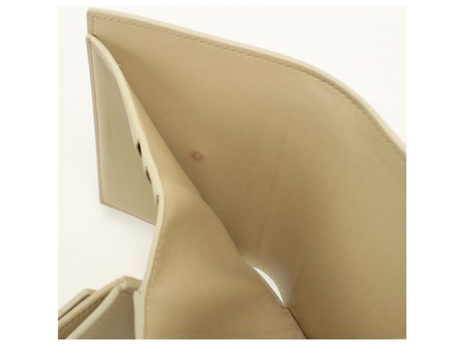 Portafoglio a tre pieghe Céline in beige - vista 5