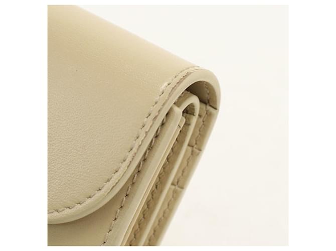 Portafoglio a tre pieghe Céline in beige - vista 8