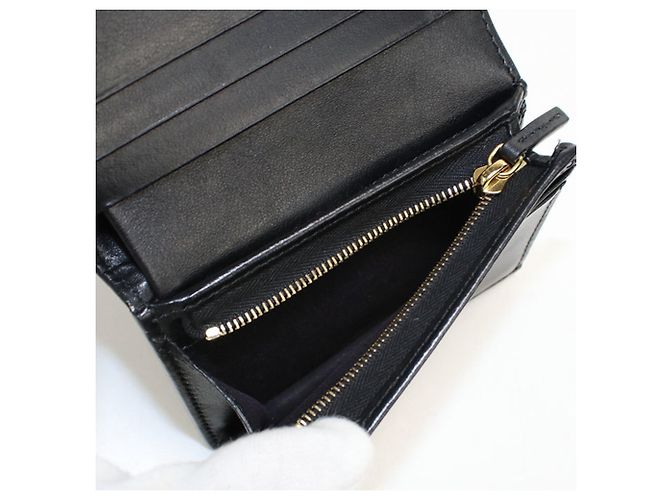 Fendi Damenbörse Bi-fold in Schwarz - Ansicht 5