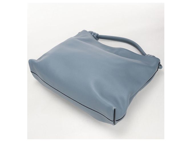 Flamenco Borsa a tracolla in pelle di vitello blu Loewe - vista 2