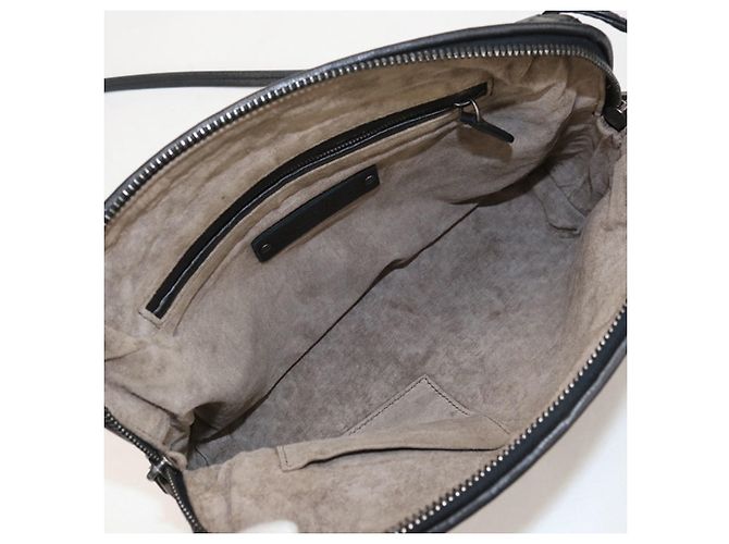 Borsa a tracolla nera Bottega Veneta Nero - vista 3