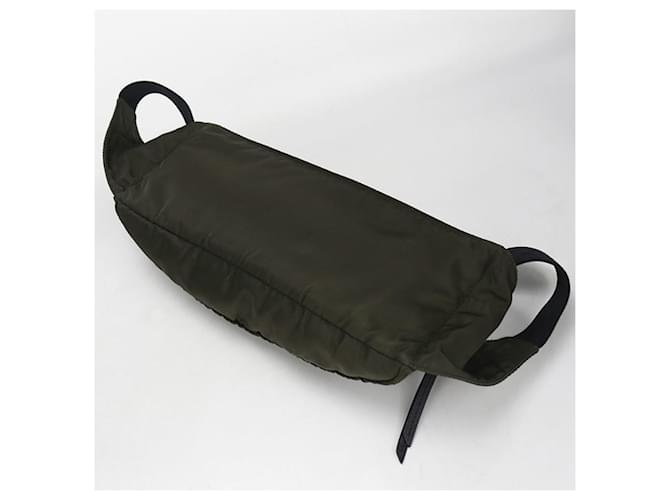 Borsa a tracolla Prada kaki Cachi - vista 2