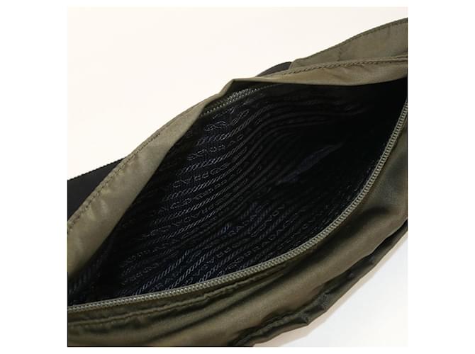 Borsa a tracolla Prada kaki Cachi - vista 3