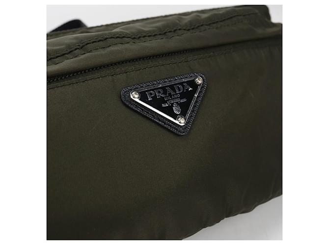 Borsa a tracolla Prada kaki Cachi - vista 5