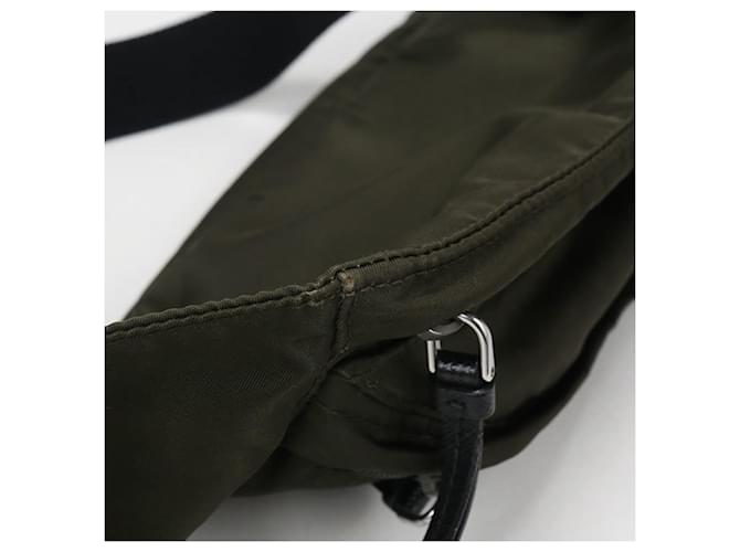 Borsa a tracolla Prada kaki Cachi - vista 6