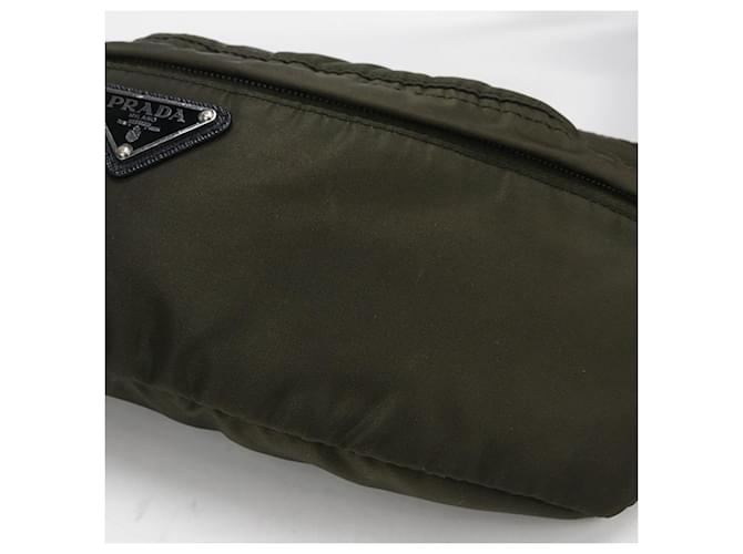 Borsa a tracolla Prada kaki Cachi - vista 7