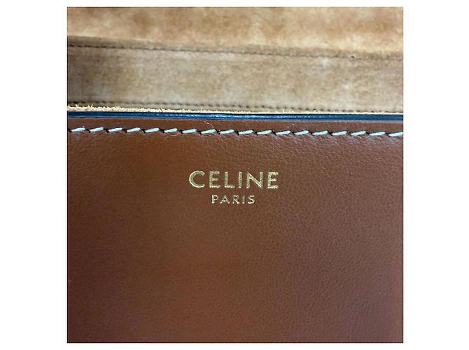 Céline Celine 19685 Teen Soft 16 Seize Leather Shoulder Bag - vista 11