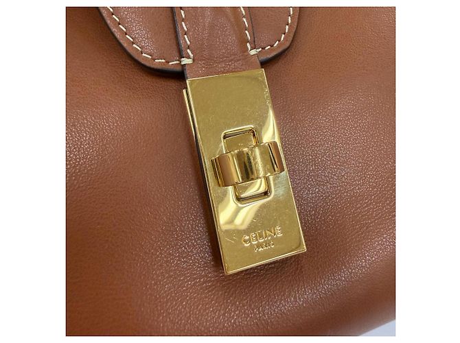 Céline Celine 19685 Teen Soft 16 Seize Leather Shoulder Bag - vista 14