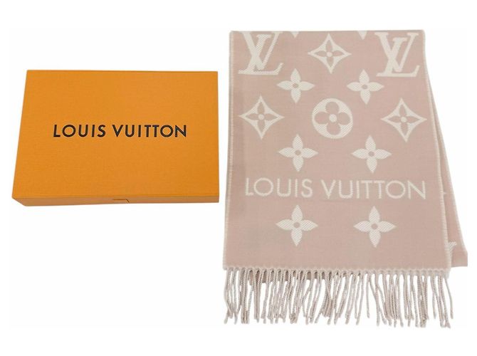 Stola in lana beige Louis Vuitton - vista 2