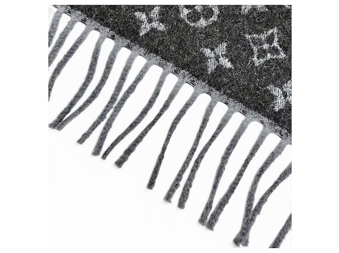 Louis Vuitton Schal Monogram Gradient Braun Schwarz - Ansicht 5